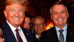Bolsonaro posta fotos com Donald Trump e Benjamin Netanyahu após ataque dos Estados Unidos ao Irã